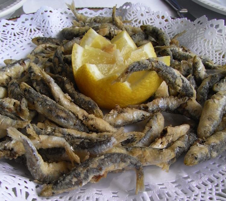 Boquerones fritos par Javier Lastras